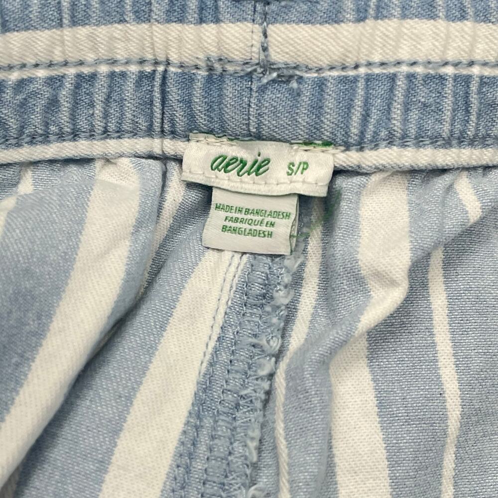 Aerie Women's Coastal Striped Drawstring Shorts Size Small Casual -Beachy - Picture 3 of 6